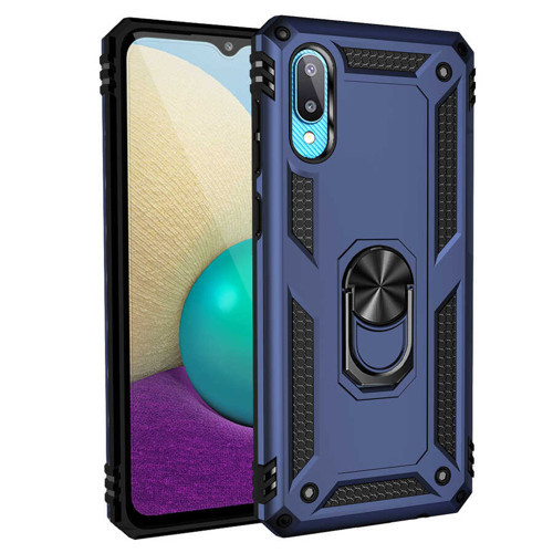 Galaxy A02 Kılıf KHYR Vega Kapak - Mavi