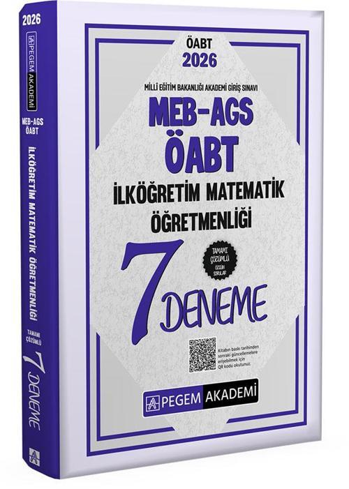 2026 MEB AGS ÖABT İlköğretim Matematik Öğretmenliği Tamamı Çözümlü 7 Deneme
