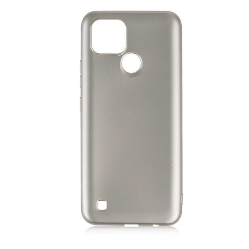 Realme C21 Kılıf KHYR Premier Silikon Kapak - Gold