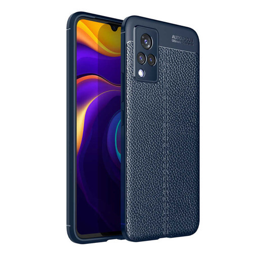 Vivo V21 Kılıf KHYR Niss Silikon Kapak - Lacivert