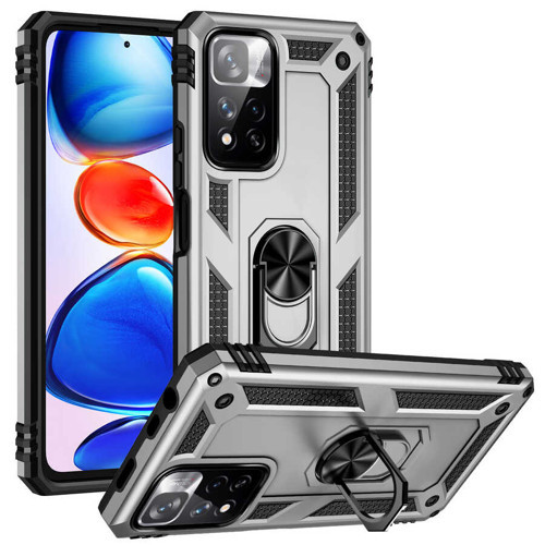 Redmi Note 11 Pro Plus 5G Kılıf KHYR Vega Kapak - Gri