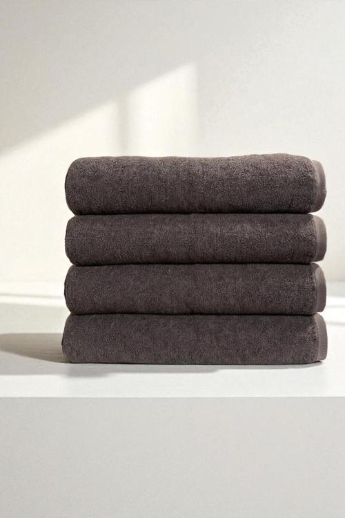 4'lü Büyük Banyo Havlusu - 90x150 Cm, 650gr, %100pamuk, Spa Ve Otel Havlusu, Günlük Kullanıma Uygun