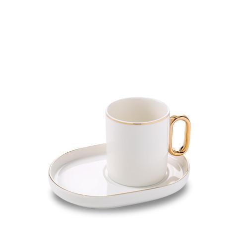 Kappa 4 Parça Gold Kahve Fincan Takımı A8699-1