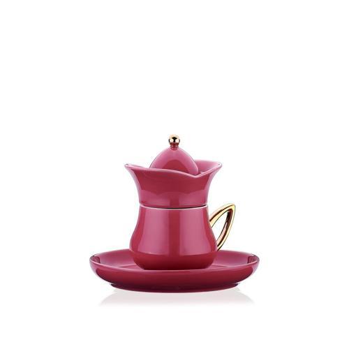 Lalezar Collection 2li Pembe Kahve Fincan Takımı A8778-3