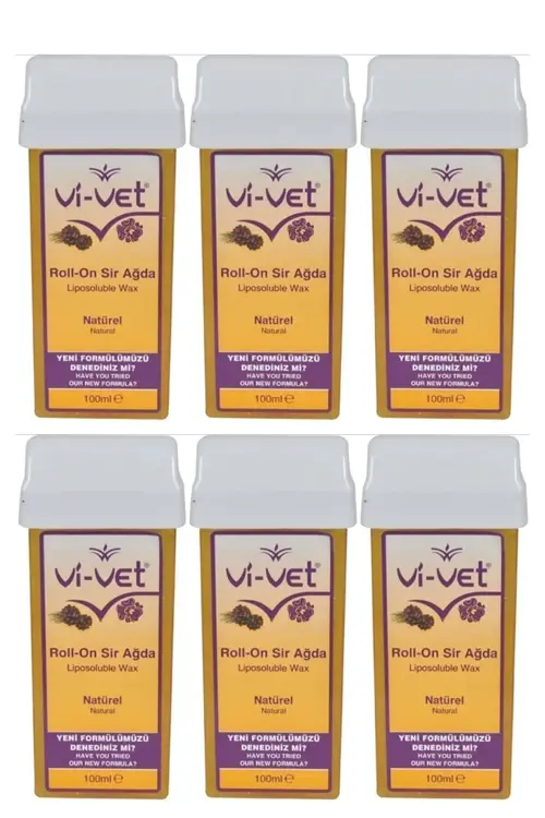 Natural Kartuş Sir Ağda 100 ml 6 lı Set