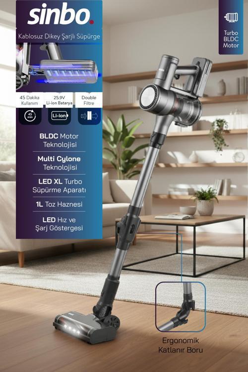 Svc-8632 Elektrikli Süpürge-Gri