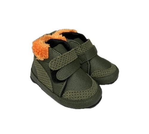 SÜET DERİ WELSOFTLU PATİK - Haki - 19 Haki