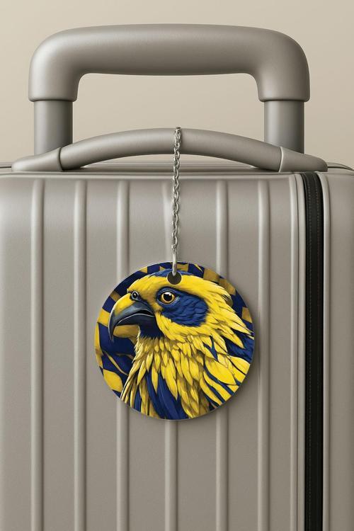 Pleksi Zincirli Bavul Etiketi Seyahat Tatil İçin Tasarım Valiz Etiketi Fener Efsane