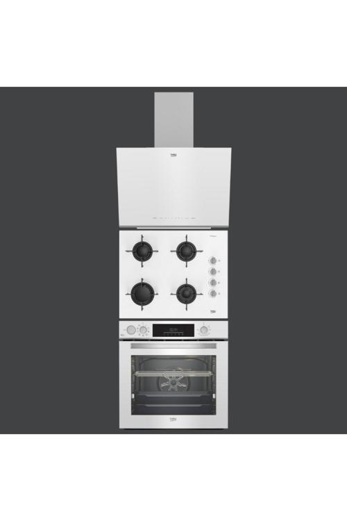 Beyaz Cam 3Lü Ankastre Set