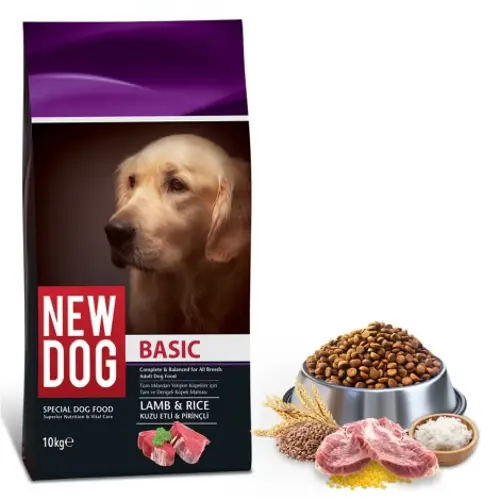 Kuzu Etli - Pirinçli Yetişkin Köpek Maması 10 KG