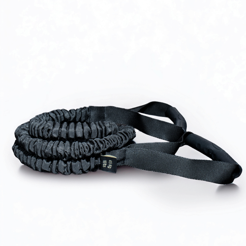 Direnç Egzersiz Lastiği – 4.5Kg 10LBS Fitness ve Güç Antrenman Lastiği, 140cm Lastikli Siyah Elcikli Hortum Kolon