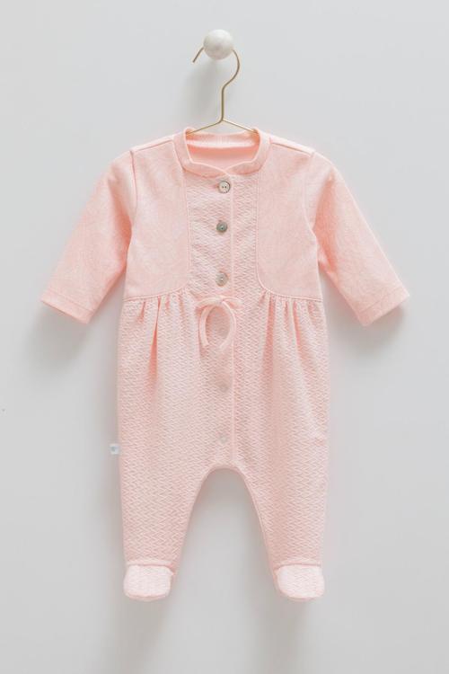 TINY LACE DÜĞMELİ TULUM - CARAMELL  - TK1888 - Pembe - 0 - 1 Ay0 - 1 Ay - TK1888-Pe-0 - 1 Ay0 - 1 Ay Pembe
