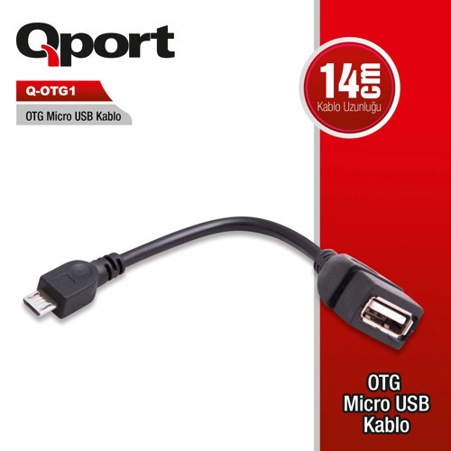 Q-otg1 15cm Otg=>micro Usb Çevirici