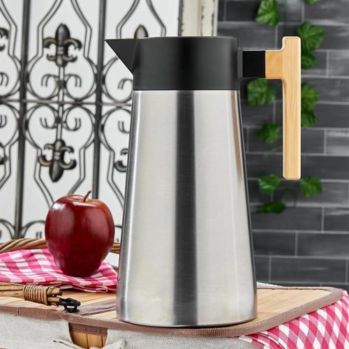 2lt Bambu Sap Çelik Termos Inox Serisi 12 Saat Sıcak - 24 Saat Soğuk Çift Contalı Kapak