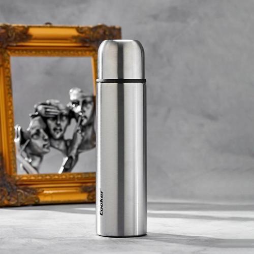 0.75lt Krom Trend Termos Paslanmaz Çelik - Sızdırmaz Kapak = Bardak