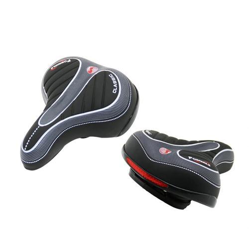 Lüx Büyük - Geniş=20.5x25cm Bisiklet Sele Koltuk Yaylı - Kıvrımlı Oturakdikkat Far Aparatı