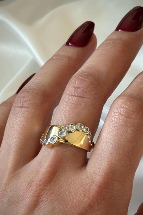 VIP %100 İthal Dams Tasarım Ayarlanabilir Kararmaz Garantili Kadın Çelik Yüzük