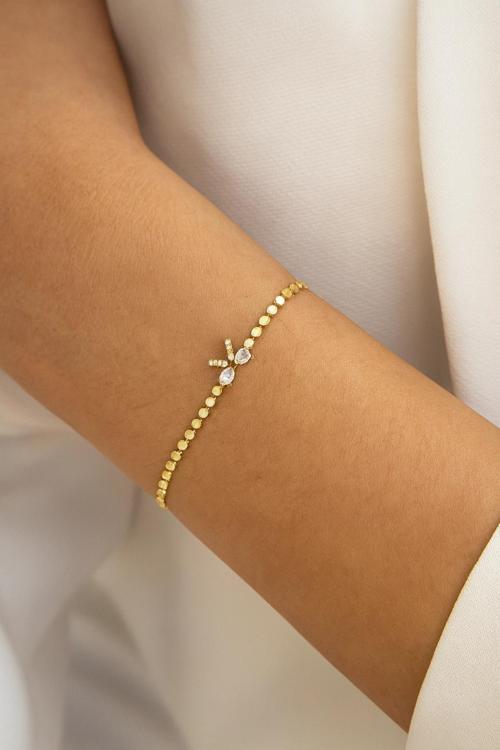 Yeni Sezon Ezme Zincirli Fiyonk Model Renk Atmaz Kararmaz Garantili Kadın Çelik Bileklik