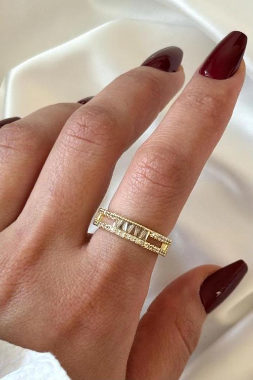 Premium Seri Queen Tasarım Ayarlanabilir Kadın Yüzük