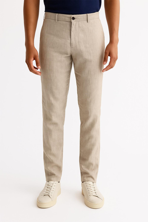 Erkek Yıkamalı Pantolon Slim Fit