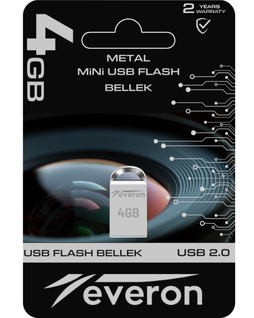 4gb Metal Usb Mini Flash Bellek