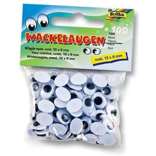 Oval Oynar Göz 12x9 mm 100'lü Paket