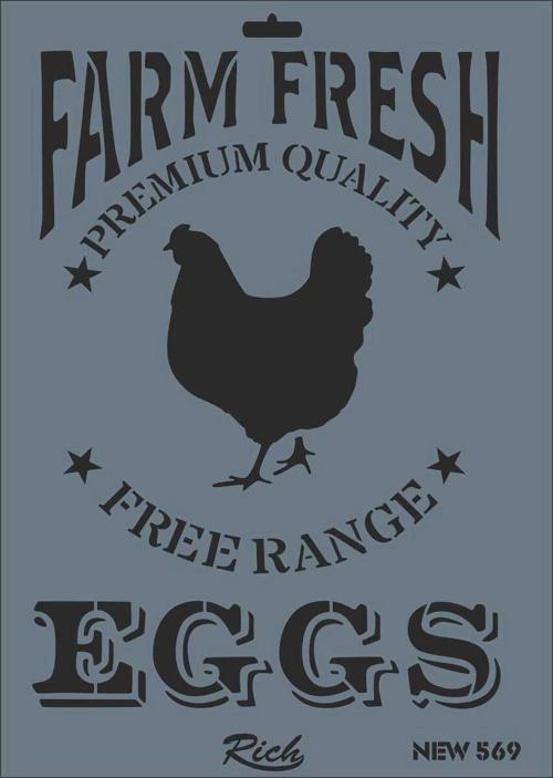 Stencil Boyama Şablonu 25x35 cm. NEW-569