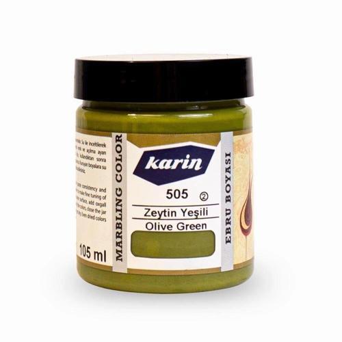 Ebru Boyası 105 ml. 505 Zeytin Yeşili