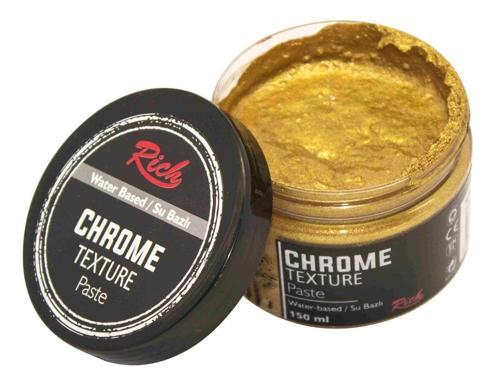 Chrome Texture Rölyef Pasta 150 ml. 9206 ANTİK GOLD