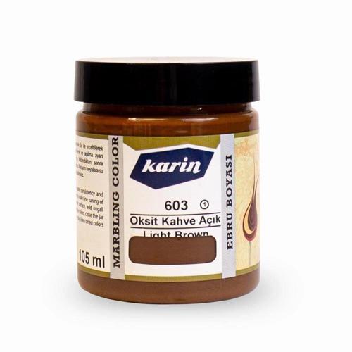 Ebru Boyası 105 ml. 603 Oksit Açık Kahve