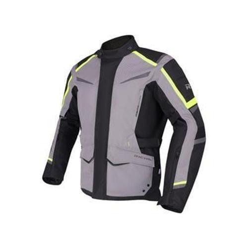 RICHA TUNDRA MOTOSİKLET SU GEÇİRMEZ KORUMALI MONT GRİ FLUO SARI