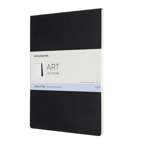 Art Sketchbook Yumuşak Kapak Eskiz Çizim Defteri 21x30 cm. 120 gr. 48 Sayfa Siyah