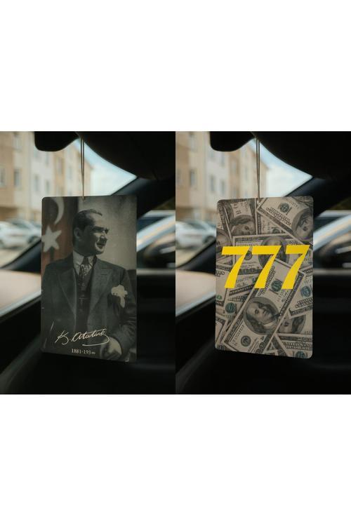 Atatürk Ve Dolar Manifest 777 - İkili Oto Kokusu - Dekoratif Araç Kokusu Ve Aksesuarı