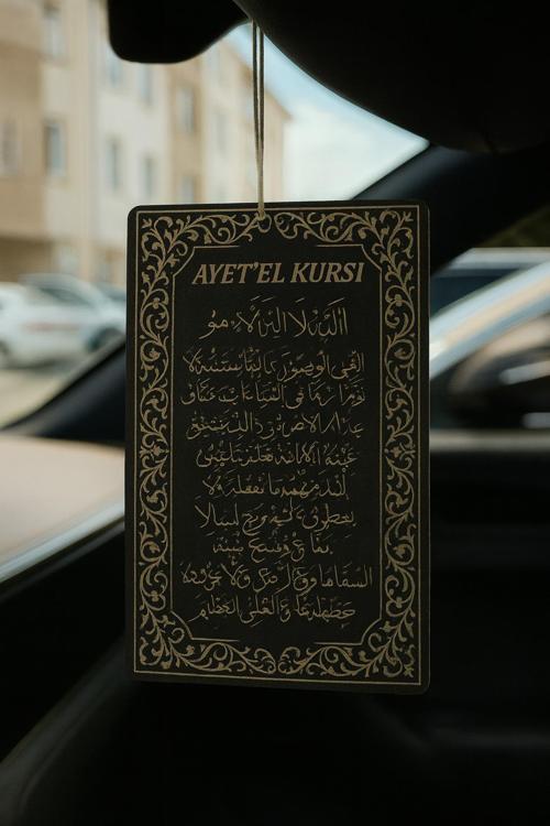 Ayetel Kürsi Oto Kokusu - Dekoratif Araç Kokusu Ve Aksesuarı