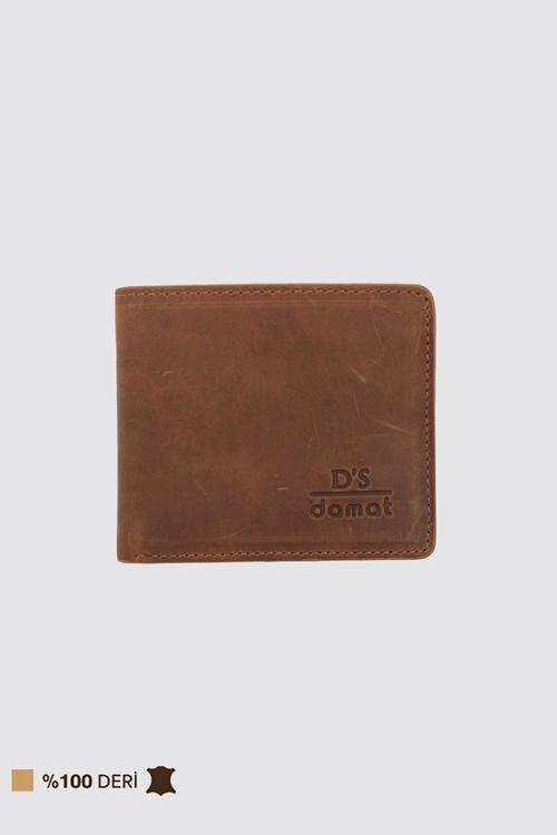 Taba Kutulu Hakiki Crazy Deri Cüzdan