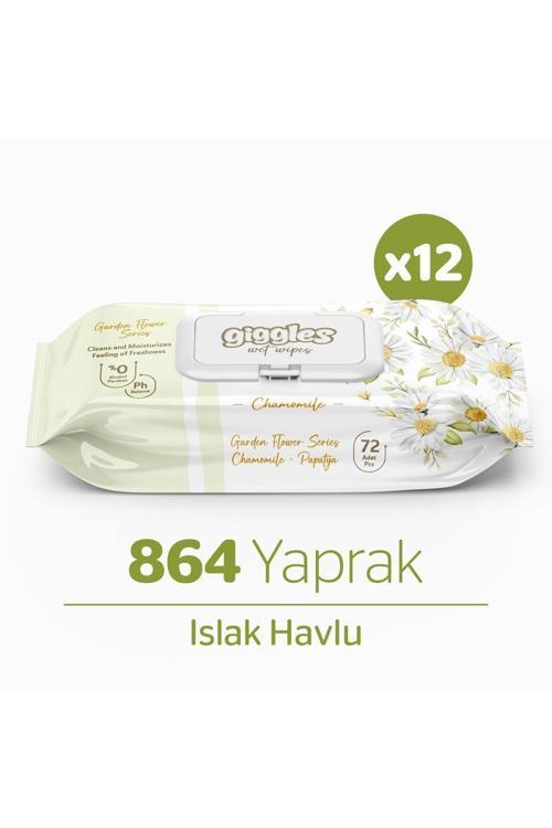 Papatya Kokulu Islak Mendil - Islak Havlu 864 Mendil