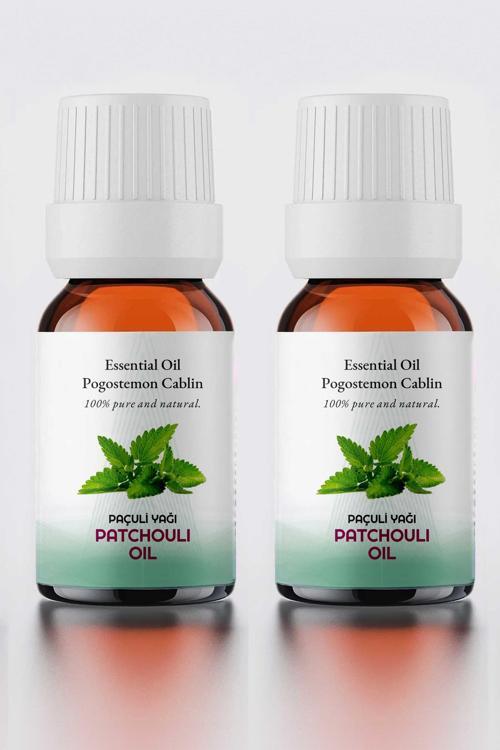 2 Adet Paçuli Uçucu Yağı %100 Saf 10 ml ( Patchouli Oil )