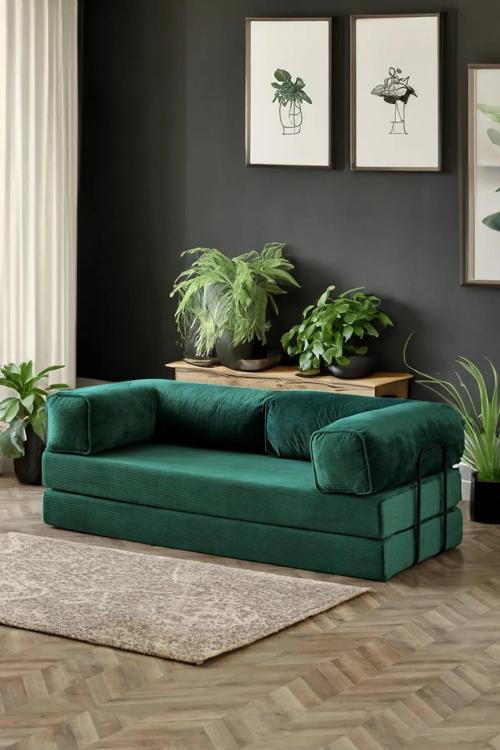 Legoom Açılır Kanepe Yatak Olabilen Rahatlama , Aktivite Koltuğu, Yeşil