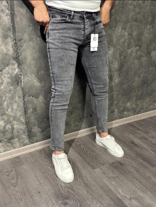 Edward Yıkamalı Erkek Trend Slim Fit Denim Jean Pantolon 