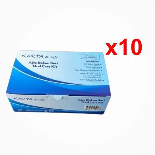 Ağız Bakım Seti Kutulu - 10 Kutu