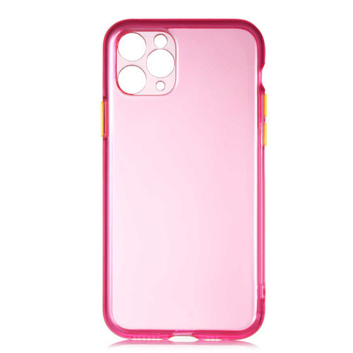 iPhone 11 Pro Max Uyumlu KHYR Bistro Kılıf-Pembe