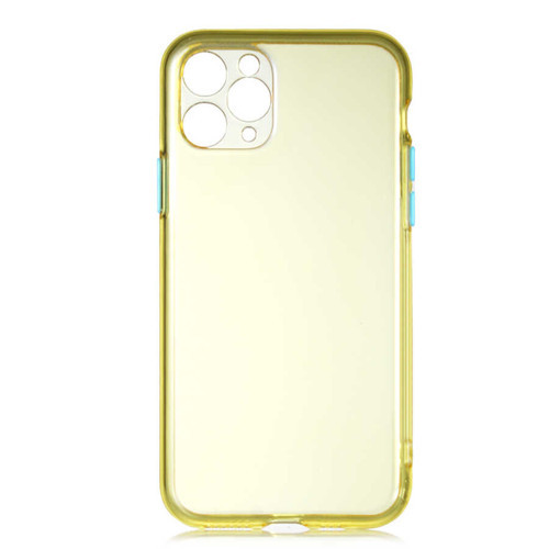 iPhone 11 Pro Max Uyumlu KHYR Bistro Kılıf-Sarı