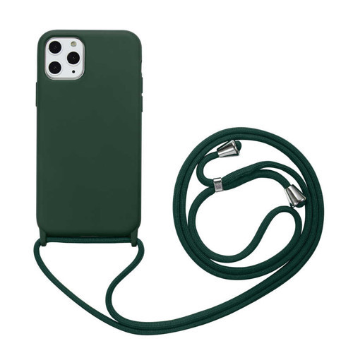 iPhone 11 Pro Uyumlu KHYR Ropi Kılıf-Koyu Yeşil