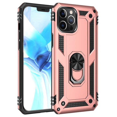 iPhone 12 Pro Uyumlu KHYR Vega Kılıf-Rose Gold
