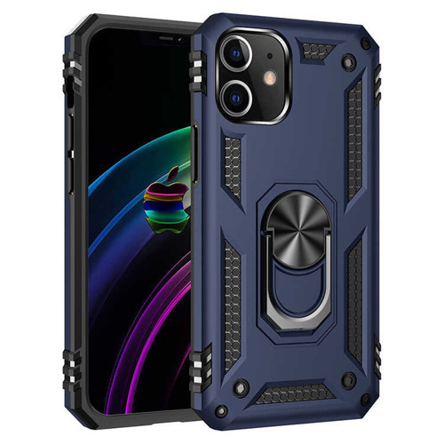 iPhone 12 Uyumlu KHYR Vega Kılıf-Mavi