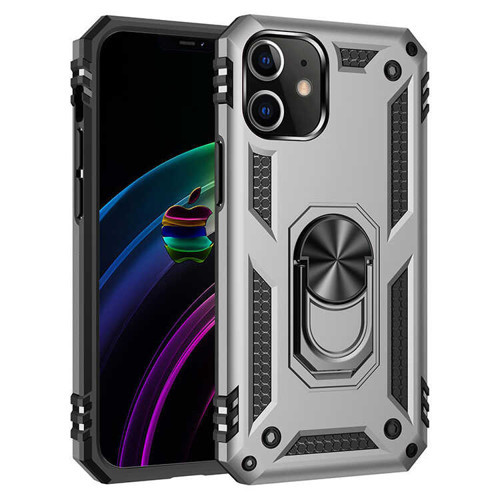 iPhone 12 Uyumlu KHYR Vega Kılıf-Gri