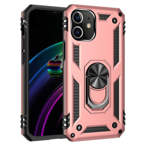 iPhone 12 Uyumlu KHYR Vega Kılıf-Rose Gold