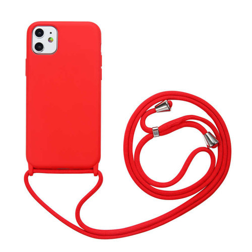 iPhone 11 Uyumlu KHYR Ropi Kılıf-Kırmızı