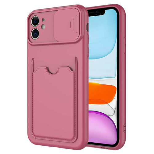 iPhone 11 Uyumlu KHYR Kartix Kılıf-Koyu Mor
