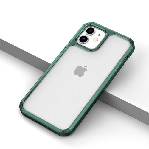 iPhone 11 Uyumlu KHYR Roll Kılıf-Koyu Yeşil